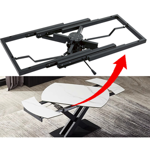 Modern Design Smart Convertible Extendable Dining <b>Table</b> With Rotate Stretch Mechanism <b>Space</b>-<b>Saving</b> Big 008852 - Product Image 1
