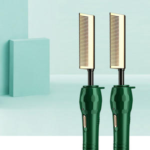 Compratore stile viola metallo dritto caldo pettine elettrico piastra per capelli ferro piatto, caldo pettine elettrico - Product Image 4