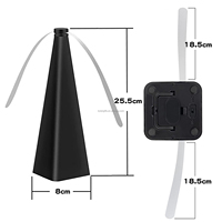 Ventilateur Répulsif Anti-Mouches et Guêpes pour Table de Pique-Nique Extérieure – Éloigne les Nuisibles des Restaurants