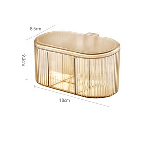 Food Refrigerator <b>Storage</b> <b>Container</b> Organizer <b>Container</b> with Lid <b>Kitchen</b> Airtight Plastic Transparent Spice Jar Rack Set - Product Image 5