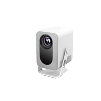 Mini Proyector con Enfoque Automático y Corrección Keystone, Totalmente Sellado, Compatible con HD 720P 4K, Portátil, para Cine en Exteriores, Dormitorio, Smart TV, Android 13