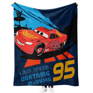 Nouvelle couverture en flanelle douce à impression personnalisée, motif de voiture de dessin animé rétro Kawaii, cadeaux d'anniversaire pour enfants et adolescents, vente en gros - Product Image 4