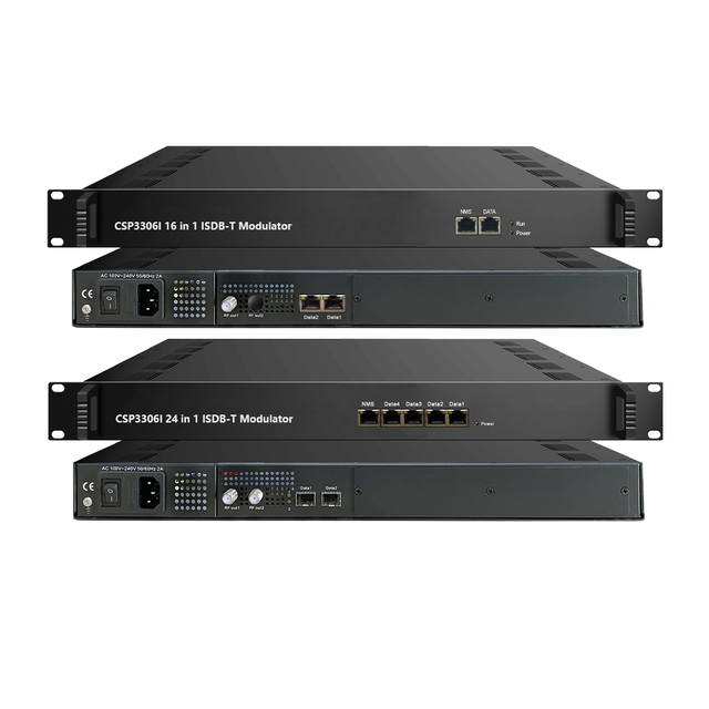 CSP3306I ISDB-T 16/24 in 1 modulator IP to ISDB-T Mux-modulating device