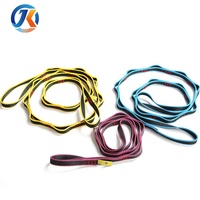 110cm Nylon 22KN Daisy Chain pour Yoga Sangles d'escalade avec sacs de rangement Vessie de bouteille d'eau pour Pocket Ocean Pack Adventures