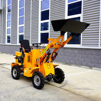Mini-Kompaktlader, Kompakter Radlader, Kleiner Baulader Made in China für Landwirtschaft und Gartenarbeit