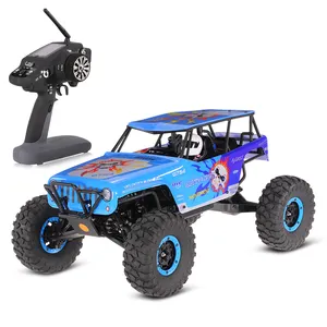 WLtoys 10428-A RC רכב 2.4G 1:10 סולם 540 מוברש מנוע שלט רחוק חשמלי פראי מסלול לוחם רכב רכב צעצוע