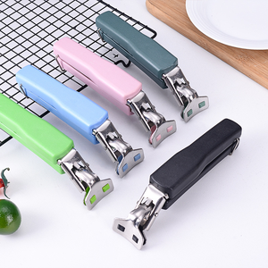 Mehrfarbige Antihaft-<span class=keywords><strong>Mini</strong></span>-Zange aus Edelstahl mit Kunststoffgriff, Spülmaschinenfest, Küchenutensil für Teller und Schüsseln - Product Image 3