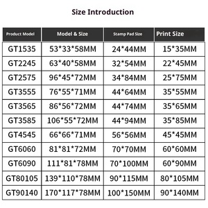 Con dấu flash cá nhân hóa GT80105, con dấu flash văn phòng, con dấu văn phòng, con dấu cao su tự in, con dấu nổi - Product Image 6