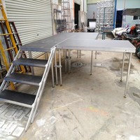 Sistema de Entramado Modular de Aluminio de Cuatro Pilares para Iluminación, Capacidad de Carga de 800 kg, Instalación Rápida para Eventos y Conciertos al Aire Libre