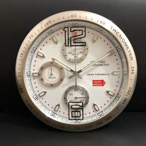 Luxury Quartz Analog Metal <b>Wall</b> <b>Clock</b> with Needle Display Radio Calendars for Living Room Home Decor-Contemporary <b>Design</b> - Product Image 5