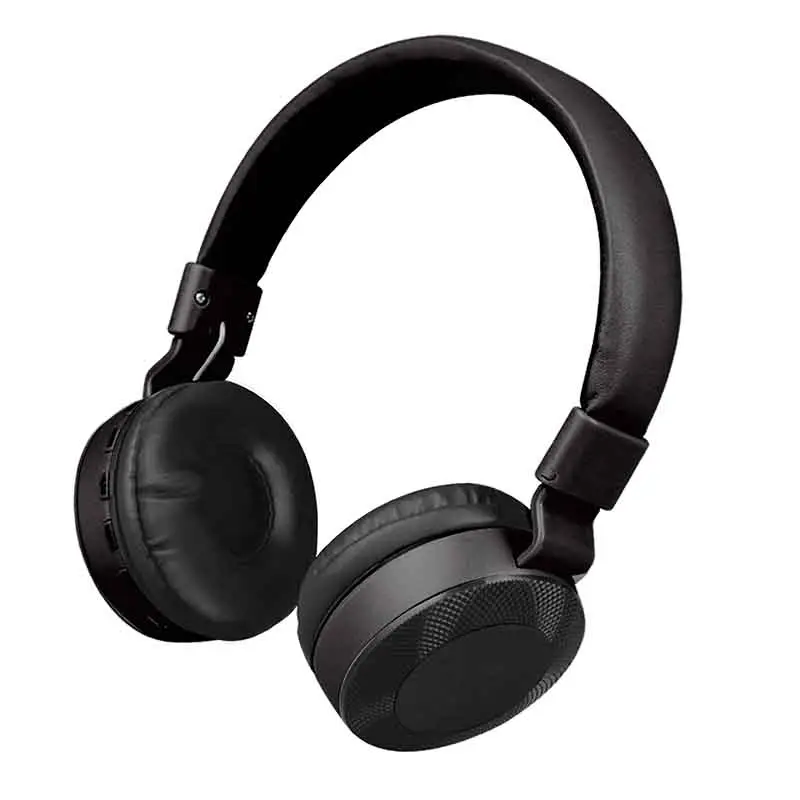 Headphone Stereo Nirkabel, Headset 5.0 Cup Telinga Busa Memori dengan Mic Audio MP3 Play untuk Perjalanan