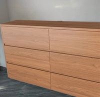 Meuble de bureau en teck de haute qualité, réglable en hauteur, design moderne, avec tiroir, disponible pour le bureau à domicile, l'appartement, la chambre à coucher