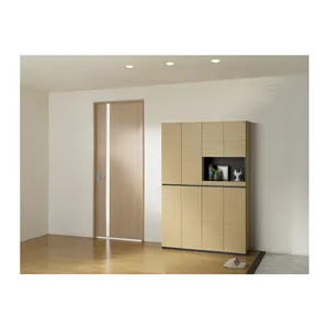 Simple style ready to assemble wood storage cabinets for living room