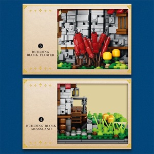 Reobrix 66014 Medieval Windmill <b>Building</b> <b>Blocks</b> 800+ Pieces Educational Assembly Toy Unisex for Ages 8 13 Years - Product Image 5