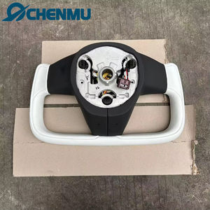 Accesorios de volante de cuero personalizados con mango deportivo para Tesla Model s X Yoke 2014-2020 Yoke para modelos Tesla Modelx - Product Image 6