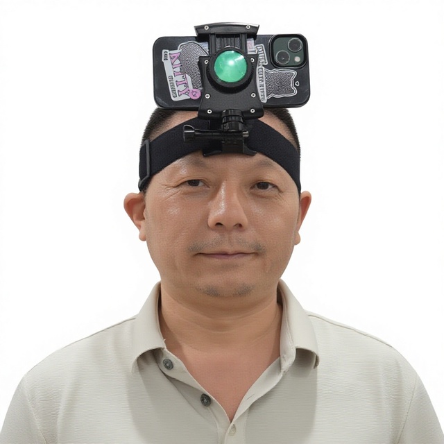 Adjustable Head Strap Mount for Smartphones Action Cameras Universal 4-6.9 Inch Phones Outdoor Sports Video Recording