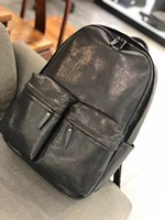 Sac à dos de luxe en cuir pleine fleur tanné végétal pour homme, sacoche d'affaires pour ordinateur portable, sac de voyage artisanal, sac écologique