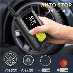 <span class=keywords><strong>Mini</strong></span> Compresor <span class=keywords><strong>de</strong></span> <span class=keywords><strong>Aire</strong></span> Inalámbrico para Neumáticos con Pantalla Digital y Carga Rápida USB-C para Auto, Bicicleta y Motocicleta - Product Image 3