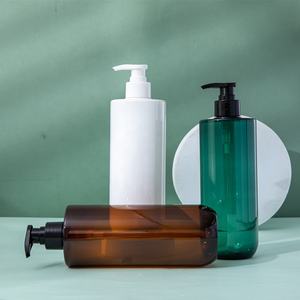 יצרנים ספוט 500 חדש בקבוק פלסטיק בקבוק שקוף ירוק קרם גוף ג 'ל מוצרי קוסמטיקה לחיות מחמד - Product Image 1