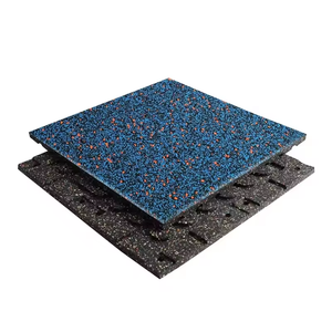 Losetas de Goma Entrelazadas Económicas <span class=keywords><strong>para</strong></span> Gimnasio, Rollos de <span class=keywords><strong>Piso</strong></span> de Goma, Tapete Deportivo de Goma - Product Image 2