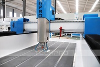 Routeur CNC automatique pour la gravure de pierres lourdes, machine de découpe de granit naturel avec tête laser et moteur