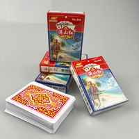 Cartes à jouer professionnelles OEM personnalisées imprimées, 310 g/m², finition huilée lisse et écologique, pour une vitesse de rebond optimale, usage familial