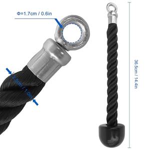Vente chaude Livraison d'échantillon Lat Pull Down <span class=keywords><strong>Corde</strong></span> unique <span class=keywords><strong>pour</strong></span> accessoires de fitness - Product Image 5