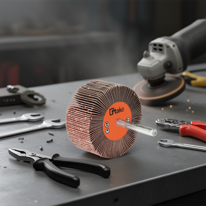 Disco Abrasivo de Tela Ttake, 80x30 mm, Eje de 6 mm, Grano 180, para Pulir - Product Image 3