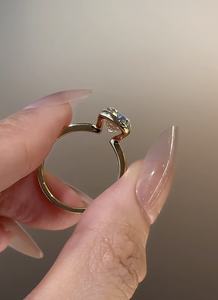 Joyería Fina Personalizada, Anillo Sólido Real de Oro de 9k, 10k, 14k, 18k, Oro Blanco, Amarillo y Rosa, Diamante/Gema de Laboratorio, Fabricación en Fábrica - Product Image 2