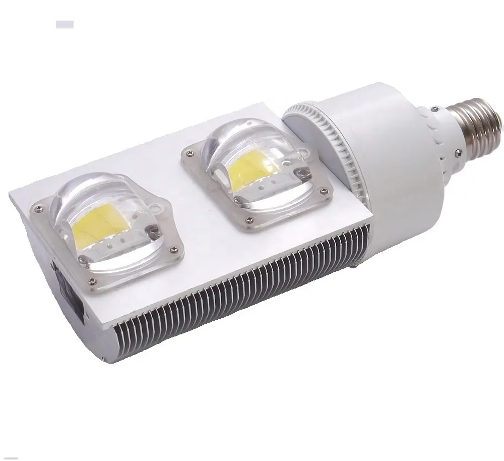 Bombilla led cob impermeable para exteriores, 180 grados, ip65, 60w, 100w, e39, e40, e27, para césped y jardín