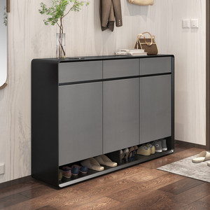 Étagère à chaussures en bois moderne, minimaliste, personnalisable, durable, imperméable et écologique pour salon, maison, appartement, hôpital - Product Image 1