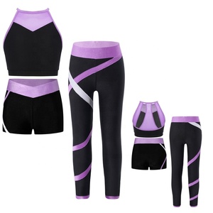 Conjunto Deportivo Personalizado de Alta Calidad para Niñas de 6 a 16 Años, para Entrenamiento, Ejercicio, Yoga, Correr, Ciclismo, Gimnasia, Proveedores de Ropa Deportiva - Product Image 4