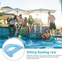 Hamac gonflable de haute qualité, chaise flottante pour piscine, salon, parc aquatique