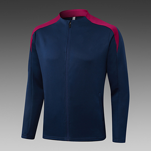 Camiseta de Fútbol de Manga Corta para Hombre, Cuello Alto, Transpirable, de Secado Rápido, 160g, Poliéster/Algodón, Ropa Deportiva, Servicio OEM, Transferencia Térmica - Product Image 3