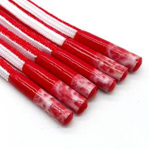 Fabriek Op Maat Koord Polyester/Nylon/Katoen Gekleurde Kledingstukken Siliconen Tips Trekkoord Geweven Broek Strings - Product Image 3