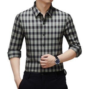 <span class=keywords><strong>เสื้อ</strong></span>เชิ้ตแนวธุรกิจกันรอยยับของ<span class=keywords><strong>ผู้</strong></span>ชายผ้าใยไผ่ไม่ติดเหล็กไม่ยับสำหรับ<span class=keywords><strong>ผู้</strong></span><span class=keywords><strong>สูงอายุ</strong></span>วัยกลางคนใหม่25ปี - Product Image 5