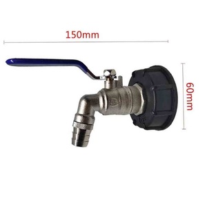 Adaptateur de raccordement pour réservoirs IBC à filetage grossier S60X6 de 1 pouce, compatible avec les adaptateurs et raccords pour réservoirs IBC, adaptateur pour réservoir d'eau - Product Image 2