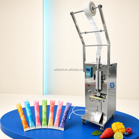 Machine automatique de remplissage et de scellage pour bâtonnets glacés, jus, boissons, sucettes glacées et emballage de sachets liquides