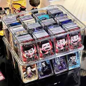 FX Eco-Friendly Clear Acrylic Baseball & Trading Card Storage Box with <b>Dividers</b> - Product Image 1