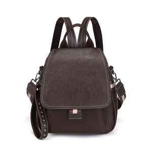 กระเป๋าเป้สะพายหลังแฟชั่นสำหรับผู้หญิงรุ่นเกาหลีใช้ง่ายทุกฤดูกาลกระเป๋าความจุขนาดใหญ่หนัง PU นิ่มกันน้ำกันขโมย2025 - Product Image 4