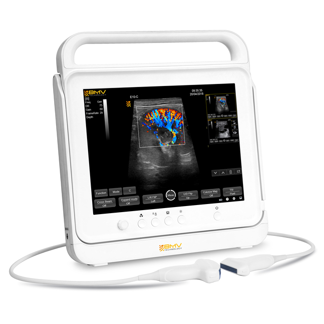 BMV PT50C Touch Screen Ultrasound Machine Veterinary Usg Portable Ultrasound Scanner Machine