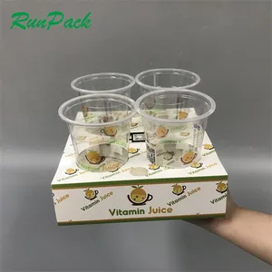 Porta bebidas desechable, vaso de plástico para zumos, helados y bebidas