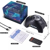 Projecteur d'aurore boréale Northern Galaxy Light, 33 effets lumineux, projecteur d'étoiles LED en ABS écologique pour chambre à coucher, lumières nocturnes à intensité variable