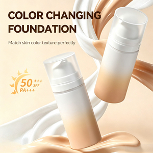 <span class=keywords><strong>Fond</strong></span> <span class=keywords><strong>de</strong></span> <span class=keywords><strong>Teint</strong></span> Liquide Couvrant SPF 50+++ Imperméable et Contrôlant le Sébum, Couleurs Personnalisables, Vente en Gros OEM ODM, Marque Privée - Product Image 2