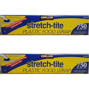 Stretch Tite Plastic Food <b>Wrap</b> 750 Sq Ft 2 Pack <b>Kitchen</b> Use - Product Image 1