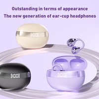 Casque Sportif Sans Fil OEM ODM de Qualité Supérieure avec Écouteurs à Clip d'Oreille, Affichage Numérique LED et Traducteur Intégré