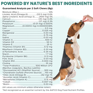 Petop OEM/ODM Integratori Multivitaminici Masticabili per <span class=keywords><strong>Cani</strong></span> - Supporto Naturale per Articolazioni e Anca con Omega-3 e Glucosamina Biologica - Product Image 5