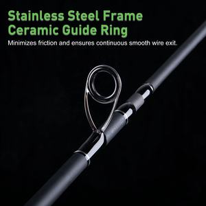 <span class=keywords><strong>Canne</strong></span> à pêche de <span class=keywords><strong>mer</strong></span> en carbone 24T 1.98m 2.1m 2.4m 2.7m avec siège de moulinet ABS EVA Grip et anneaux de guidage en céramique Conception de durabilité améliorée - Product Image 6