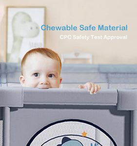 Parc de jeux pour bébé personnalisable avec filet transparent - Parc pour bébés spacieux - Product Image 5