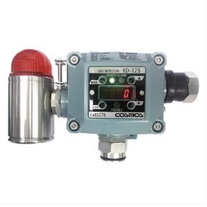 Detector de Gas Fijo New-Cosmos KD-12S-O para Oxígeno con Alarma Sonora, Luminosa y de Vibración para Uso Industrial - Product Image 3